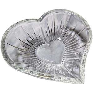 Mikasa Icicles Crystal Heart Dish